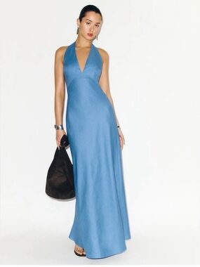 Reformation Delilah Linen Dress. Never Worn
